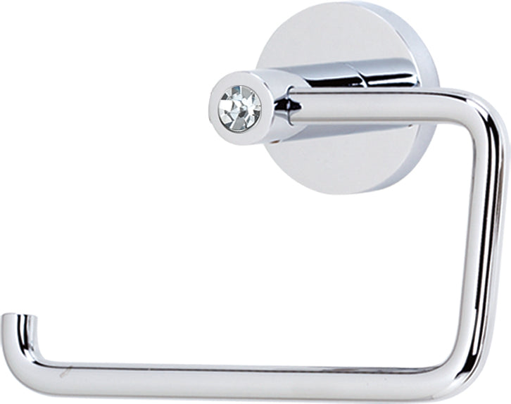 polished chrome tissue holder