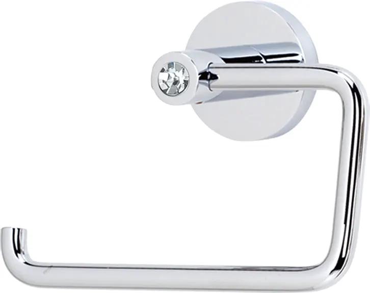 polished chrome tissue holder