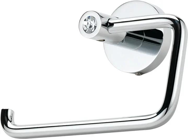 Alno Contemporary I Crystal Bath Single Post Tissue Holder by Alno
