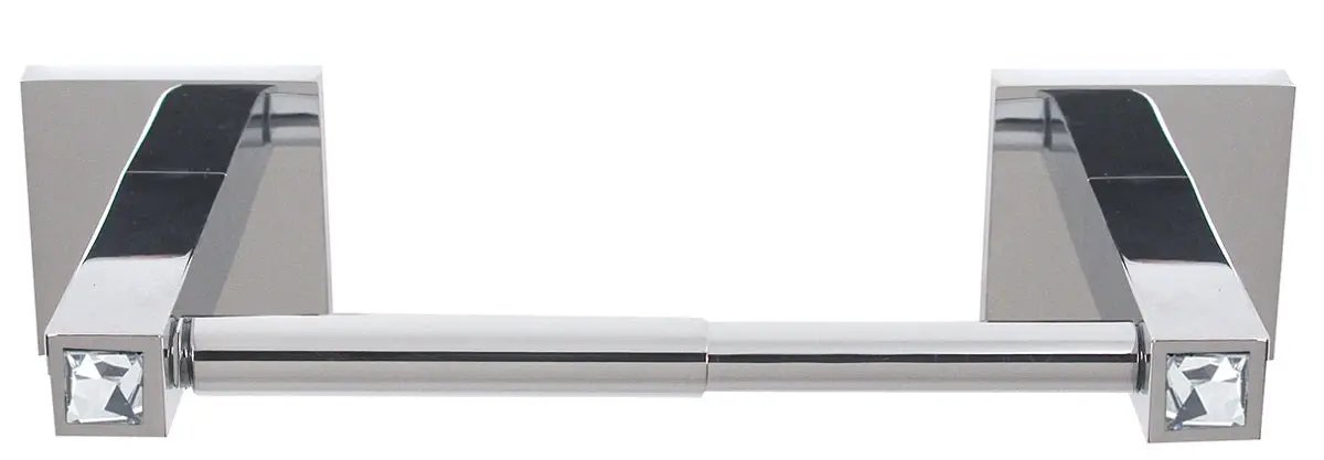 polished chrome tissue holder