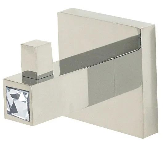 polished chrome robe hook