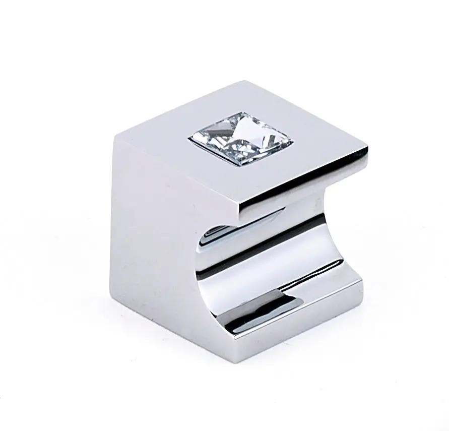 polished chrome knob