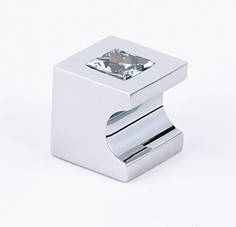 polished chrome knob