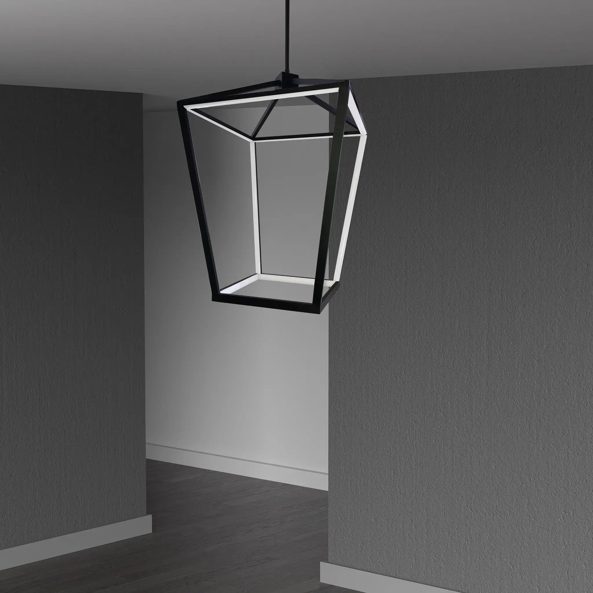 matte black chandeliers
