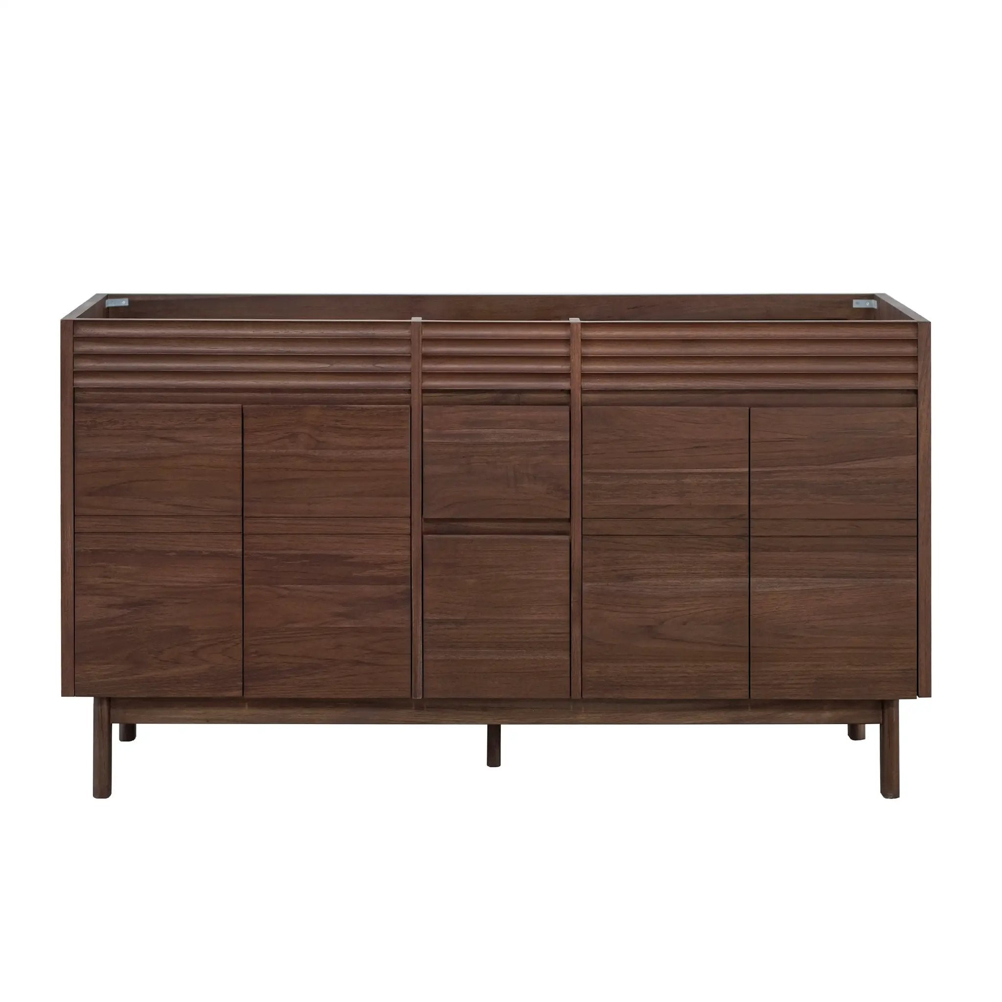 coffee teak vanity base