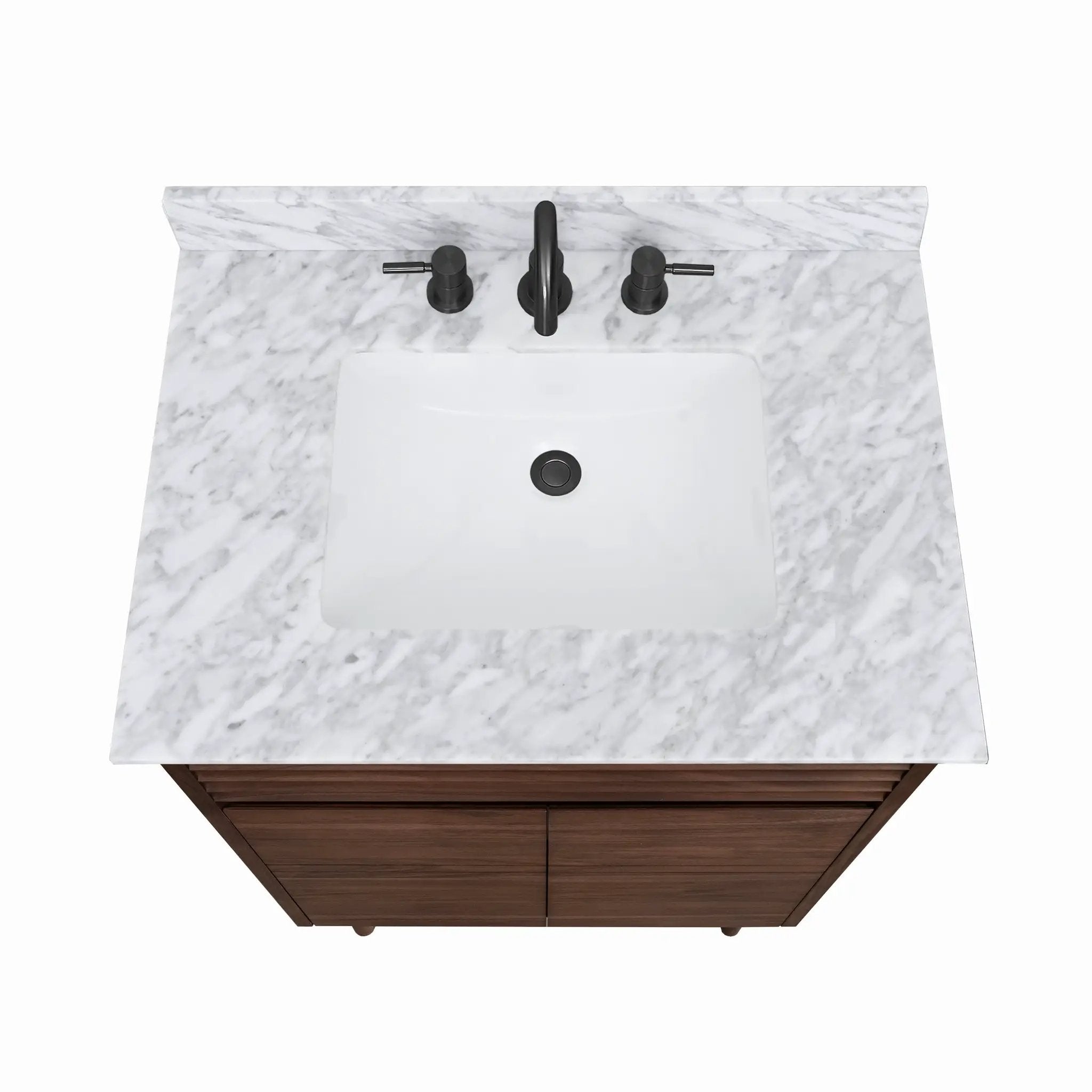 coffee teak vanity set