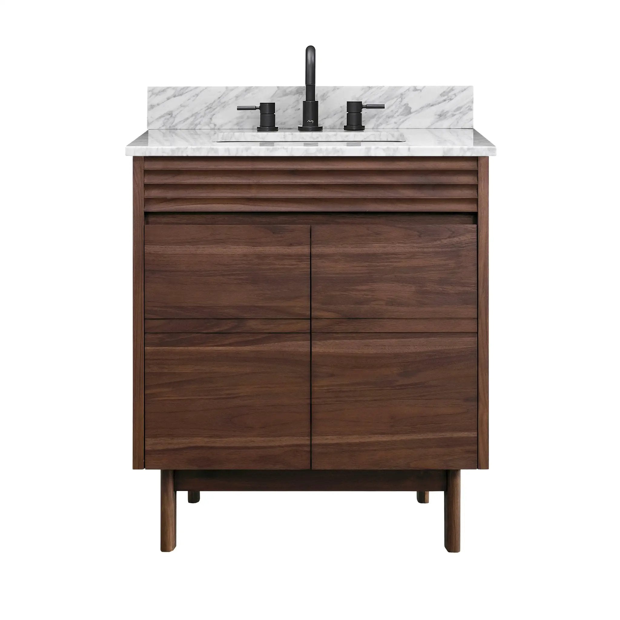 coffee teak vanity set