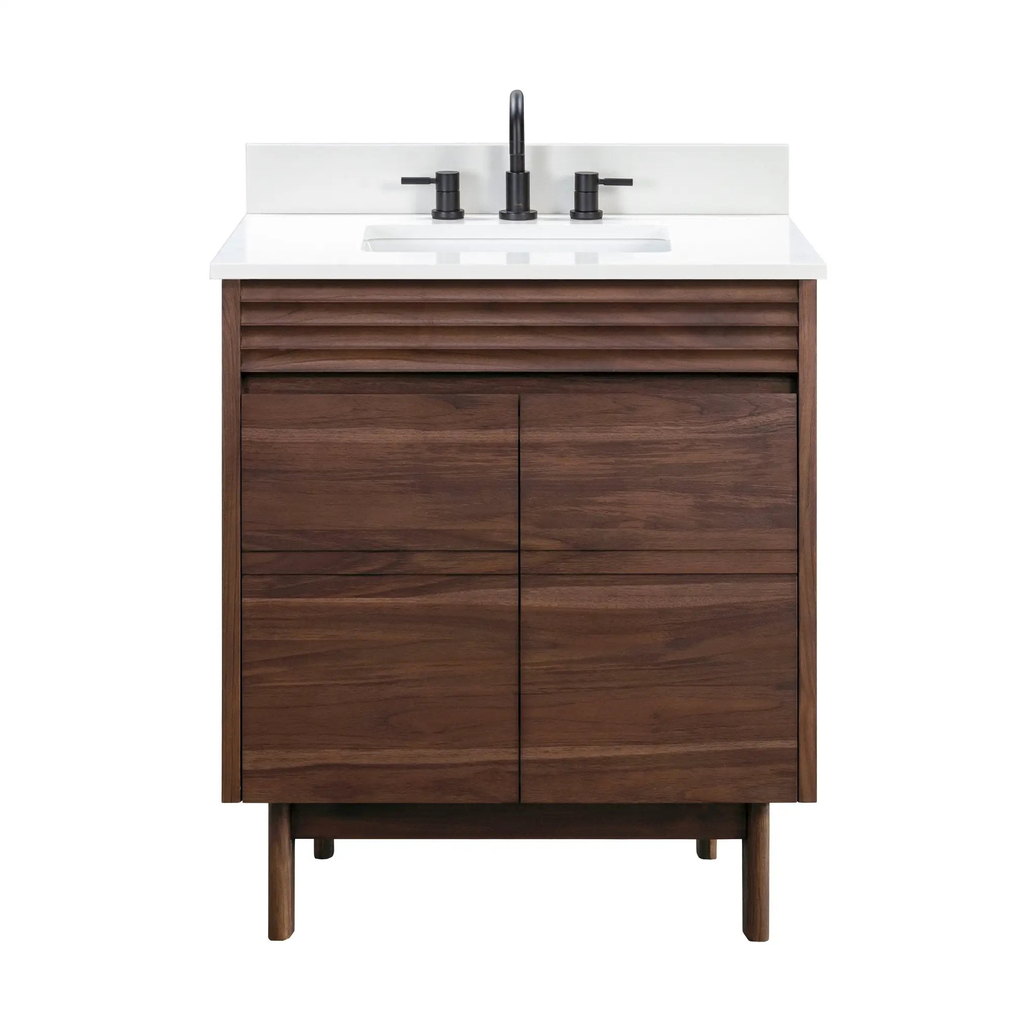 Avanity Carina 31 in. Single Sink Bathroom Vanity Set in Coffee Teak by Avanity