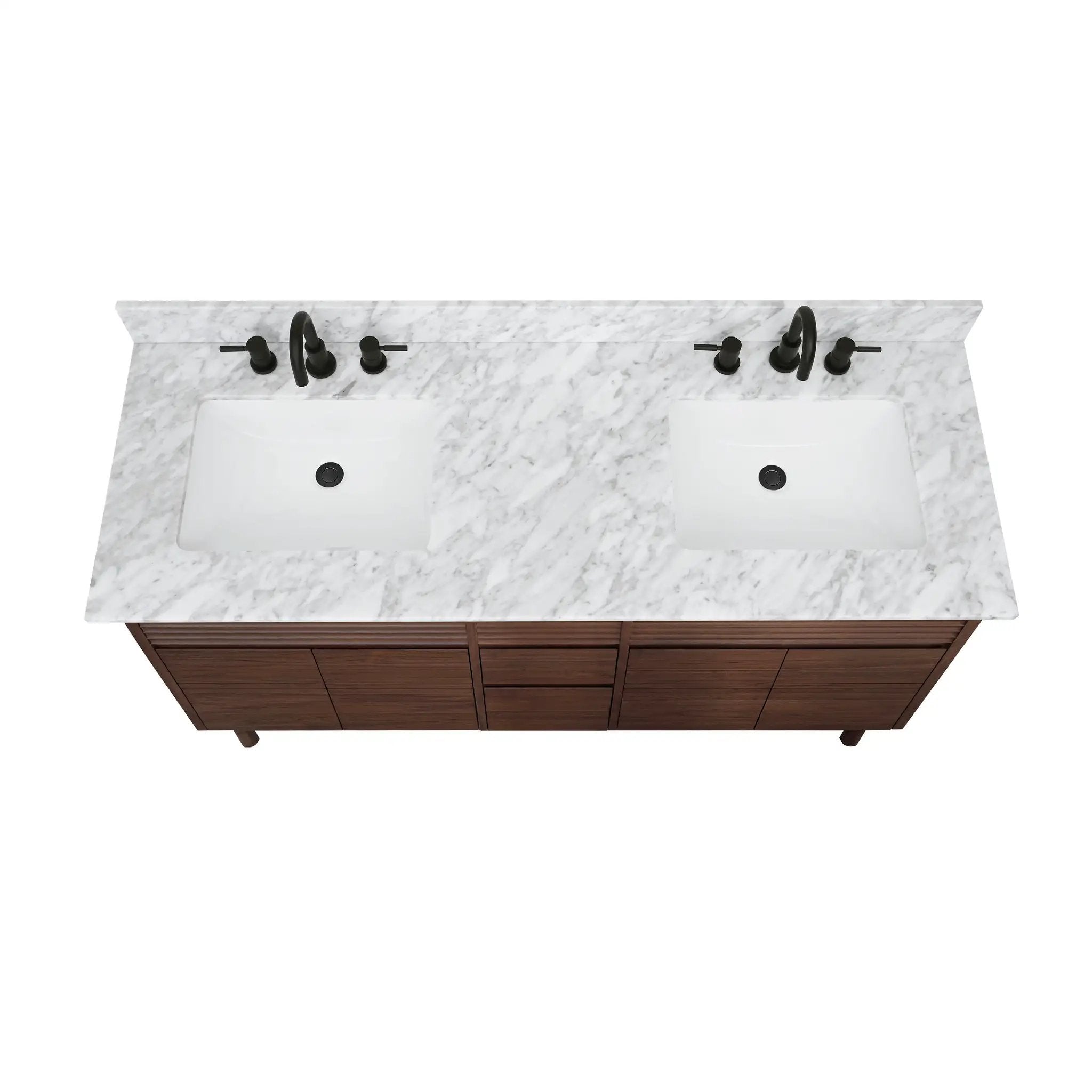 coffee teak vanity set