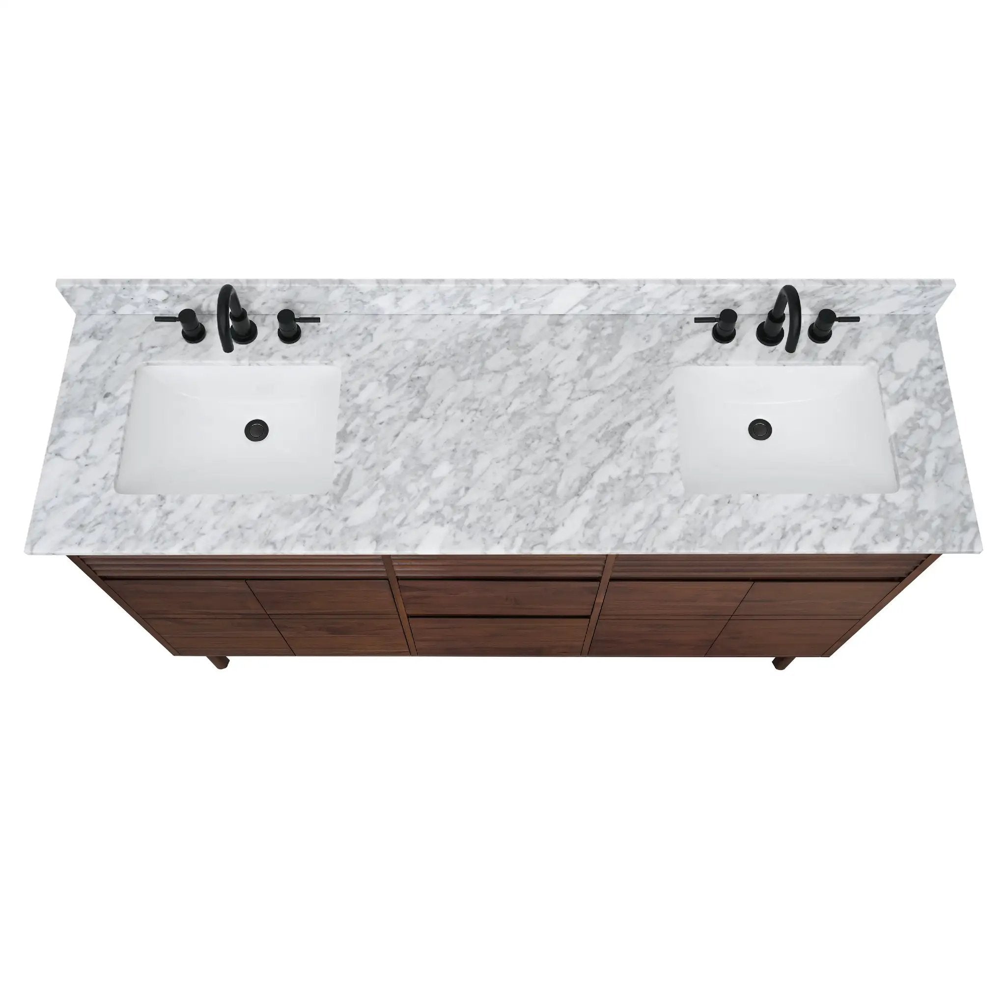 coffee teak vanity set