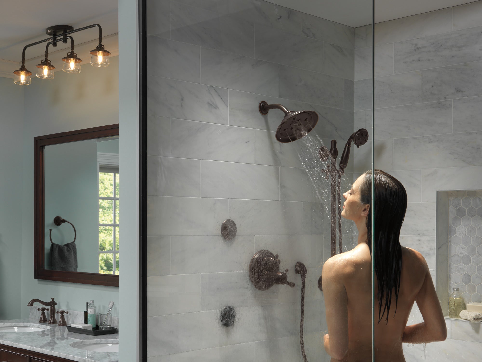 venetian bronze bathroom faucet