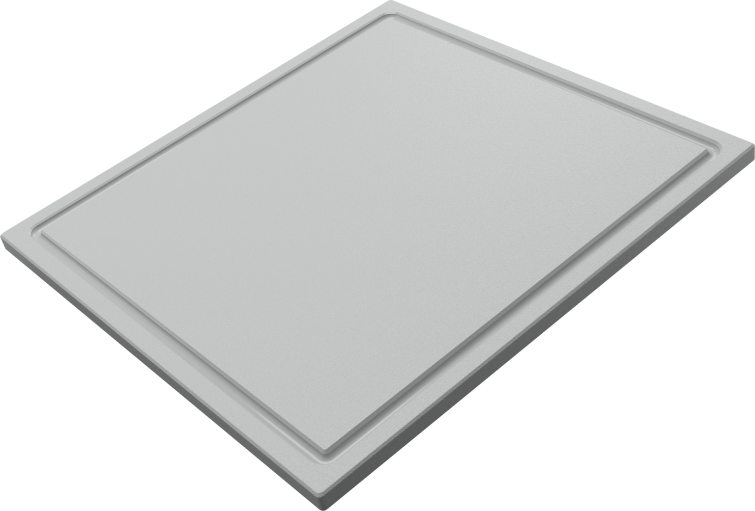 The Galley Dual Tier Cutting Board 17" x 18" with Juice Groove on one side