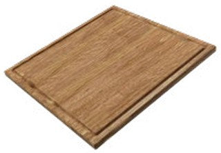 The Galley Dual Tier Cutting Board 17" x 18" with Juice Groove on one side