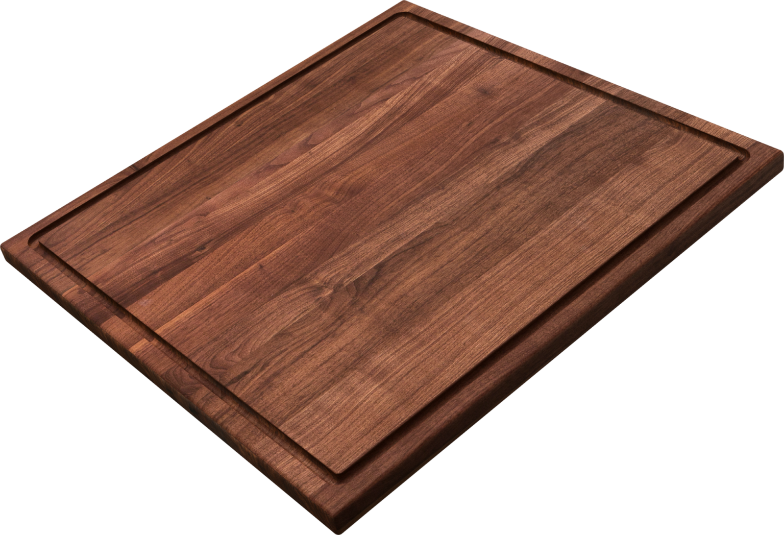 The Galley Dual Tier Cutting Board 17" x 18" with Juice Groove on one side