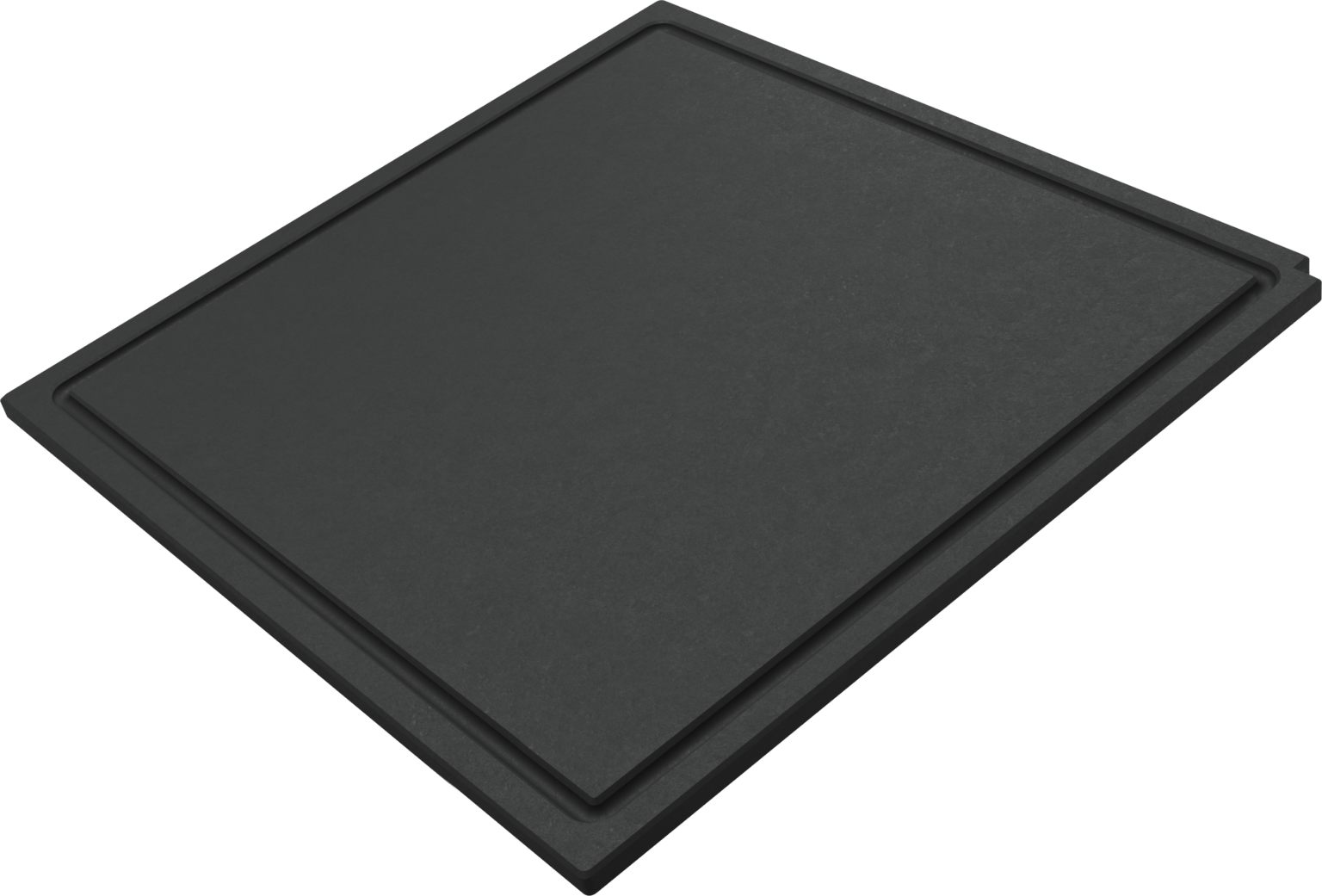 The Galley Upper Tier Corner Cutting Board 18-1/4" x 18-1/4" with Juice Groove on one side by The Galley