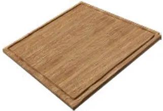The Galley Upper Tier Corner Cutting Board 18-1/4" x 18-1/4" with Juice Groove on one side by The Galley