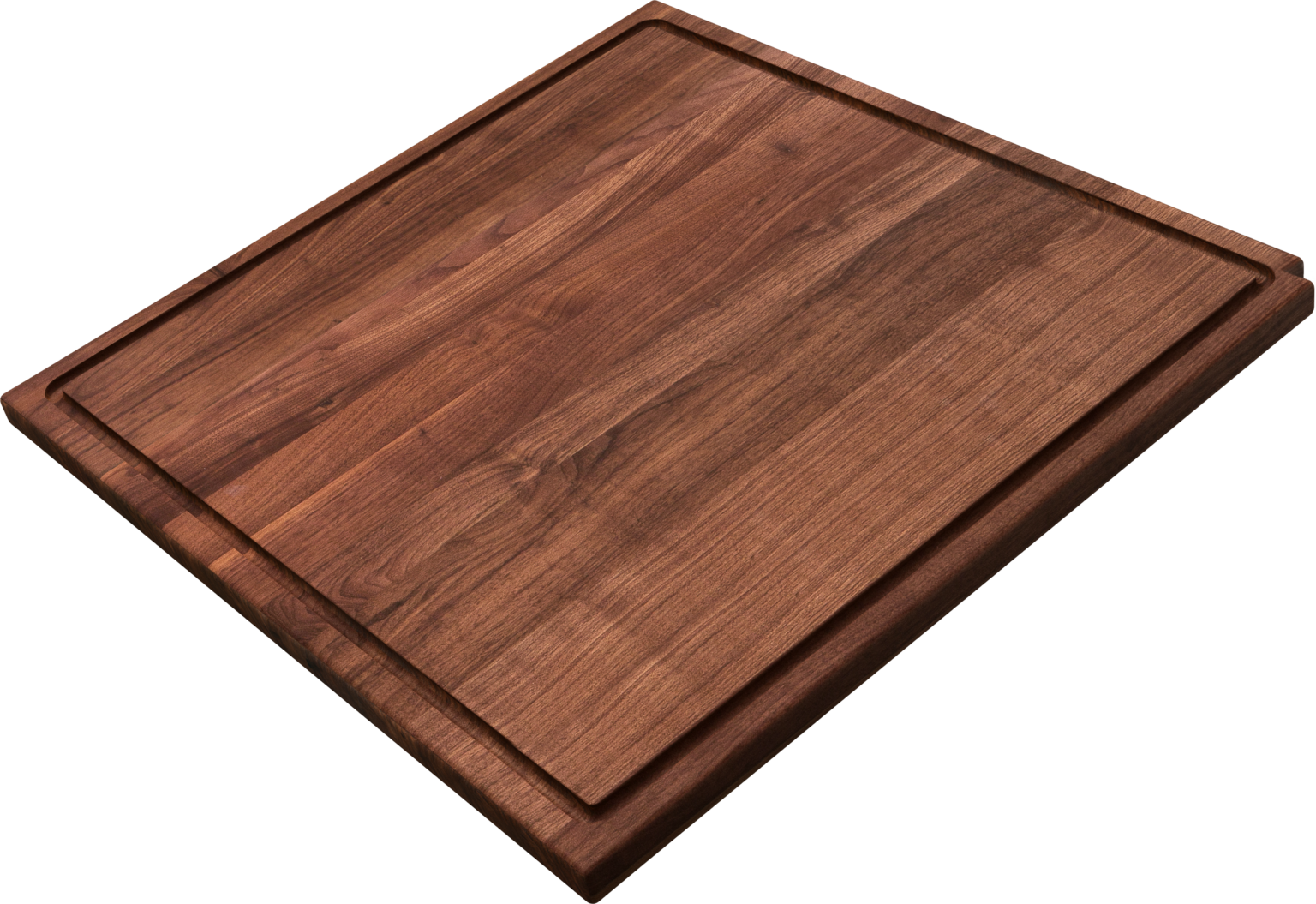 The Galley Upper Tier Corner Cutting Board 18-1/4" x 18-1/4" with Juice Groove on one side