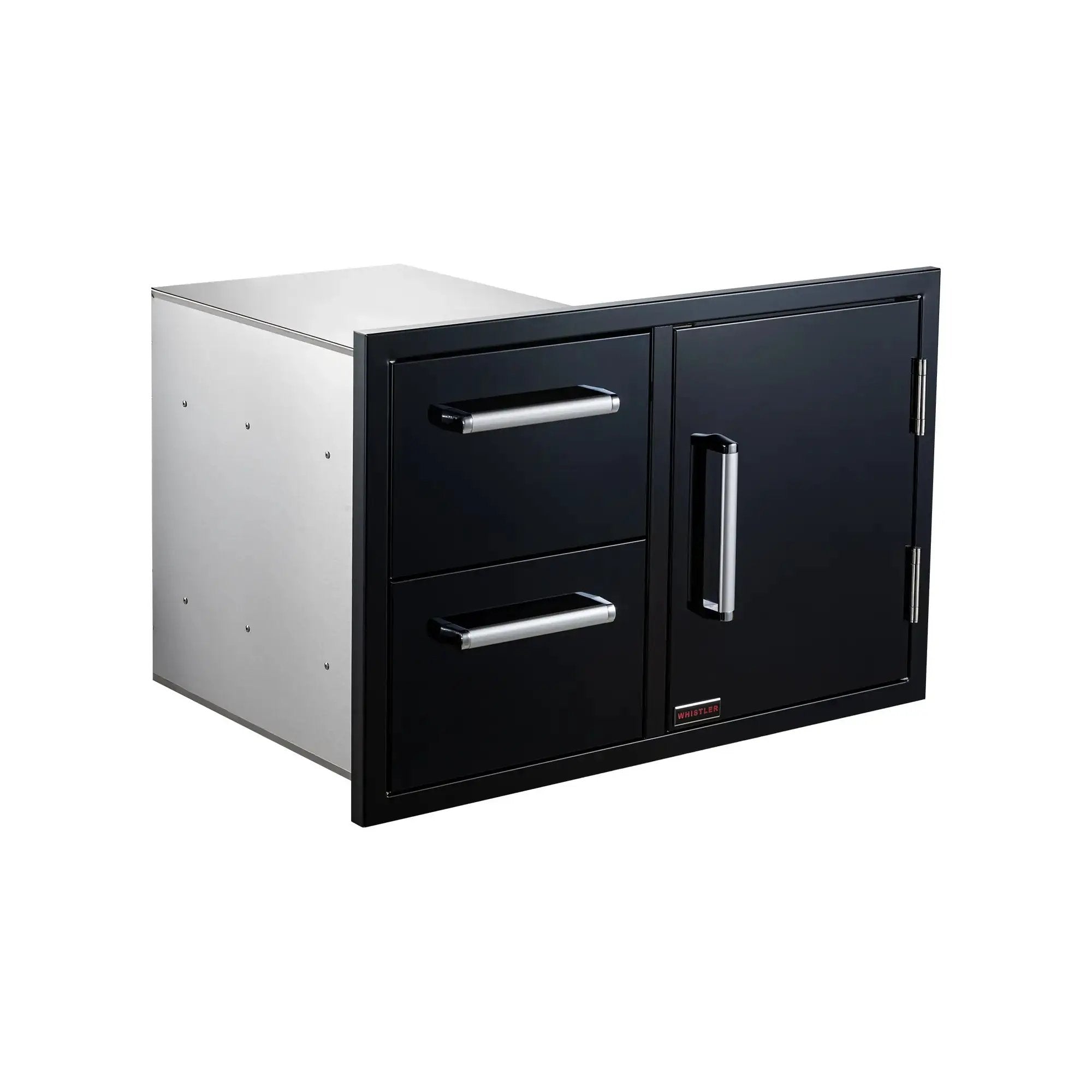 Whistler Built in Double Drawer and Single Door by Whistler Grills