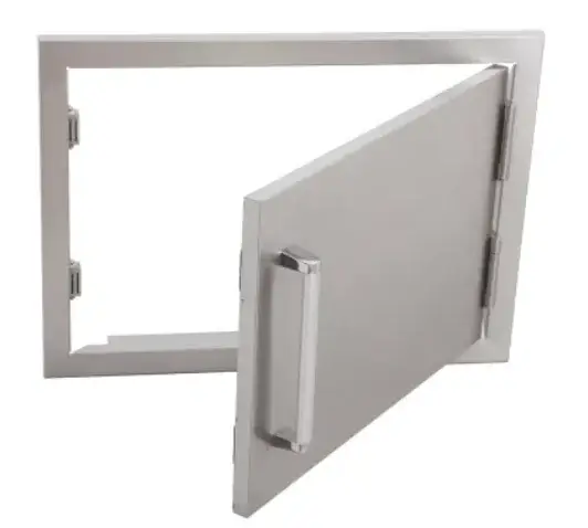 stainless steel door