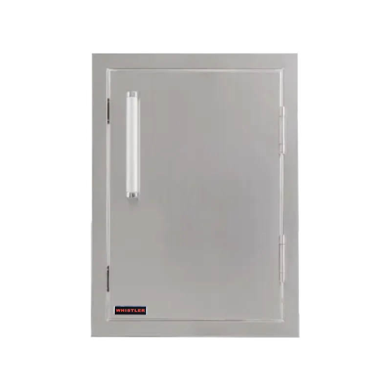 stainless steel door