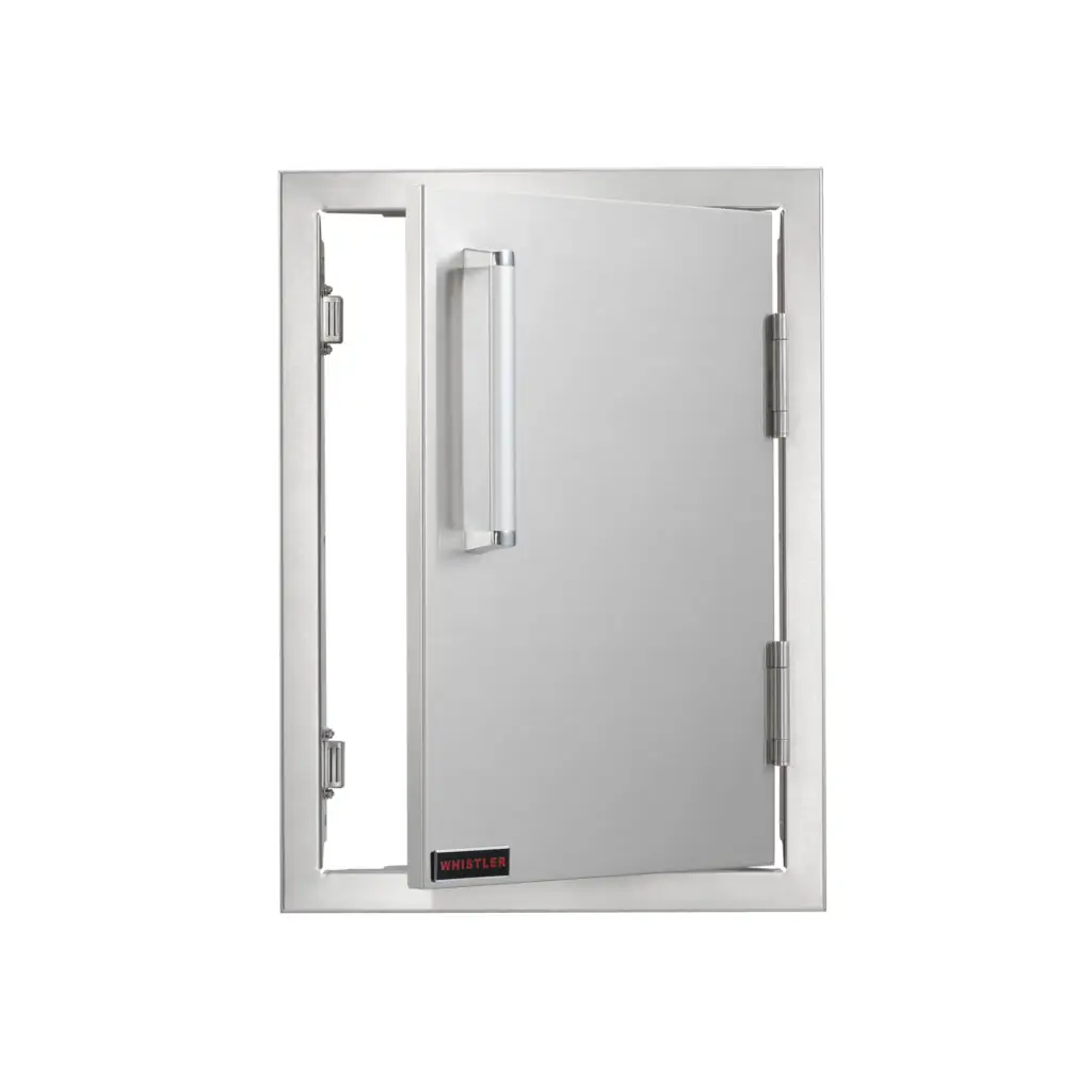 stainless steel door