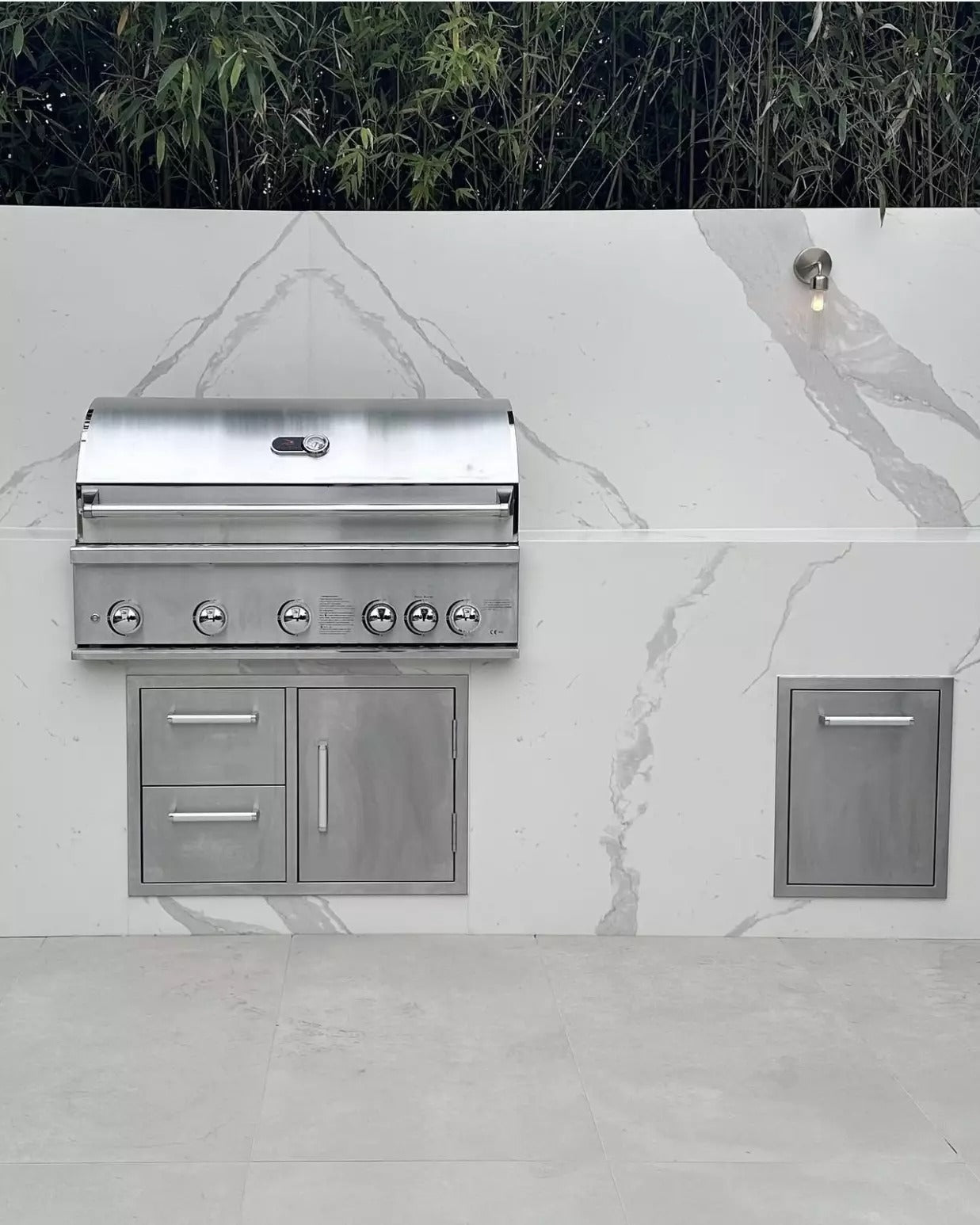 stainless steel grill