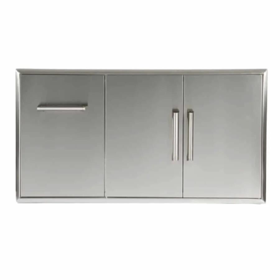 drawer & double access doors