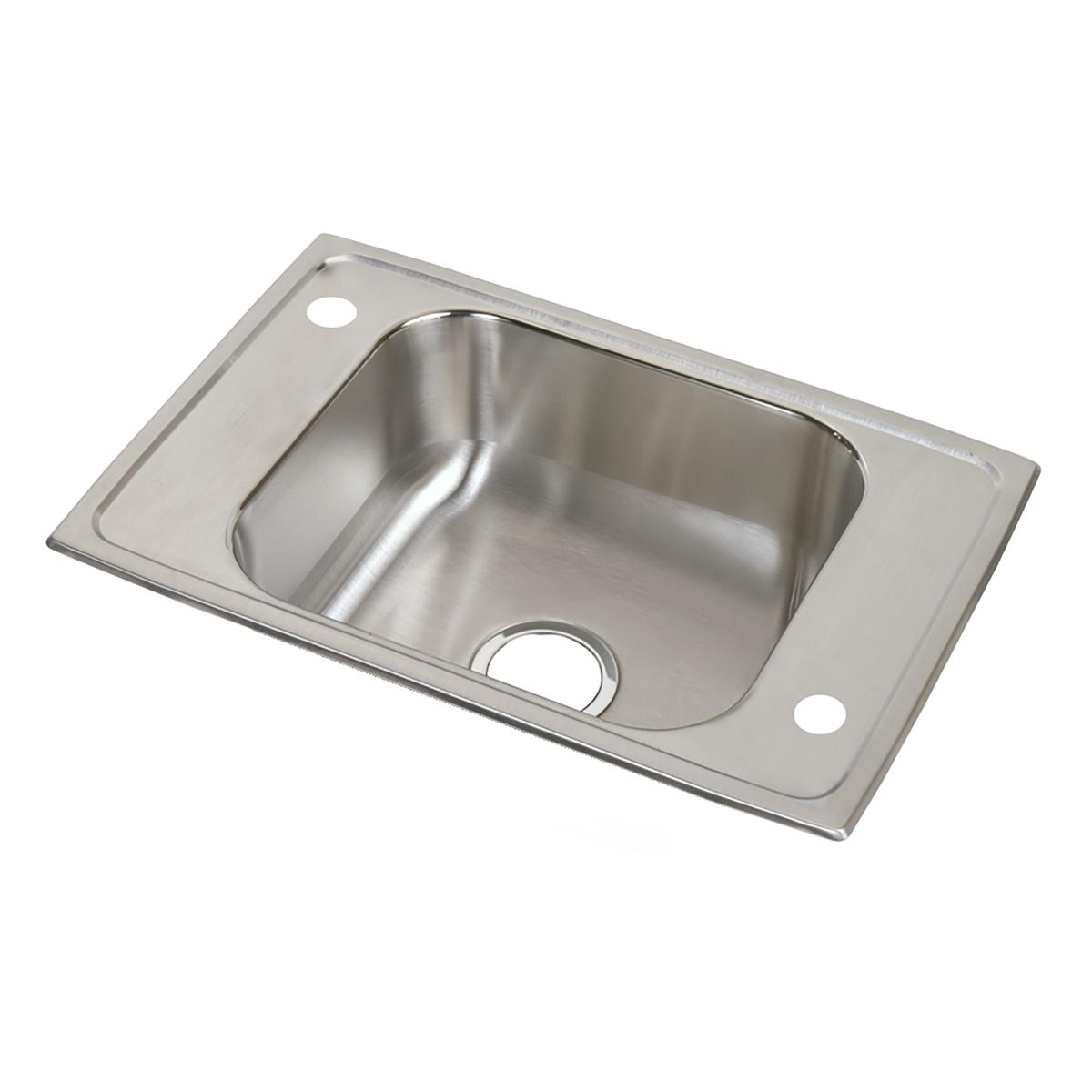 brushed satin drop-in classroom ada sink
