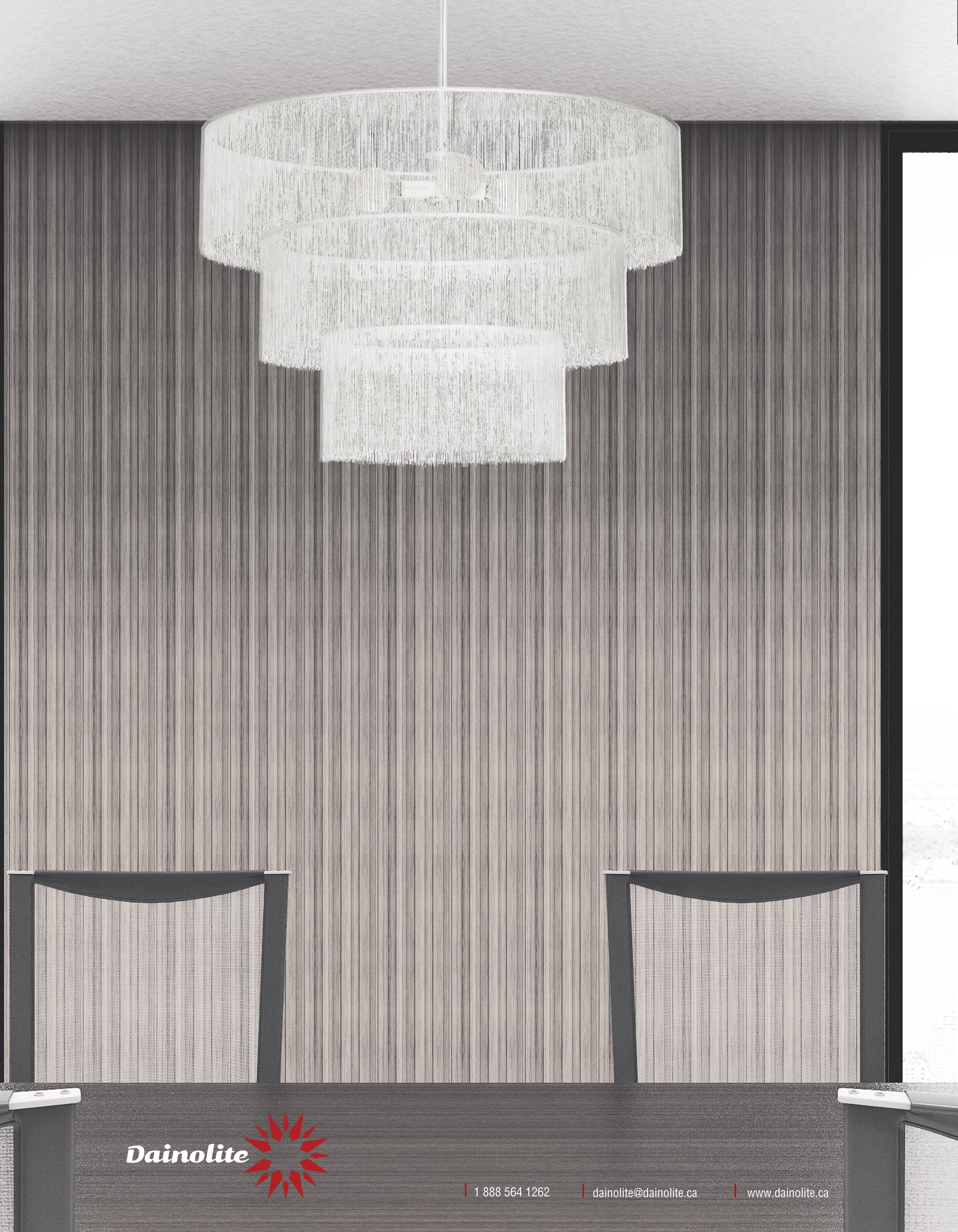 matte white with white tassel shades chandeliers