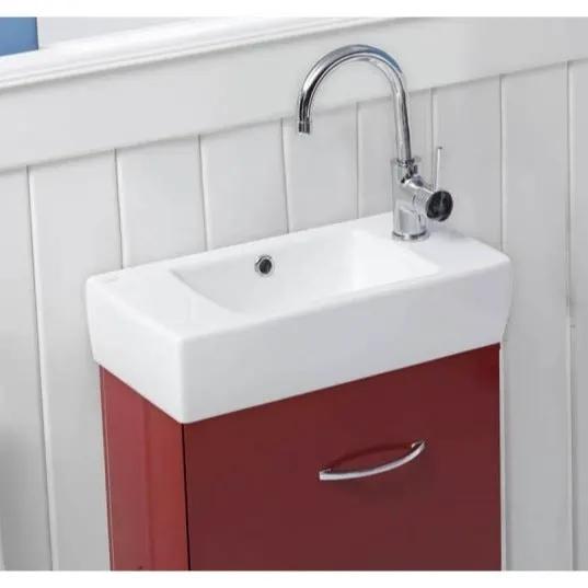 white bathroom sink