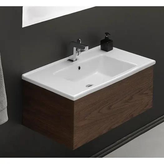 white bathroom sink