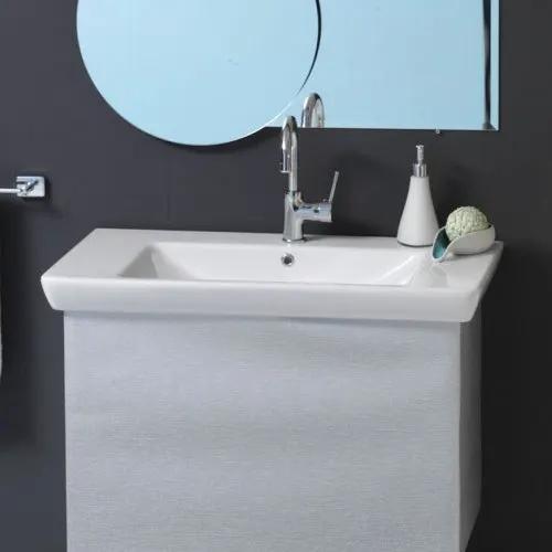 white bathroom sink