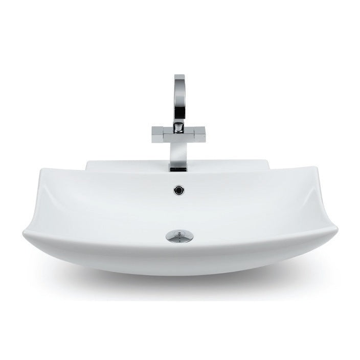 white bathroom sink