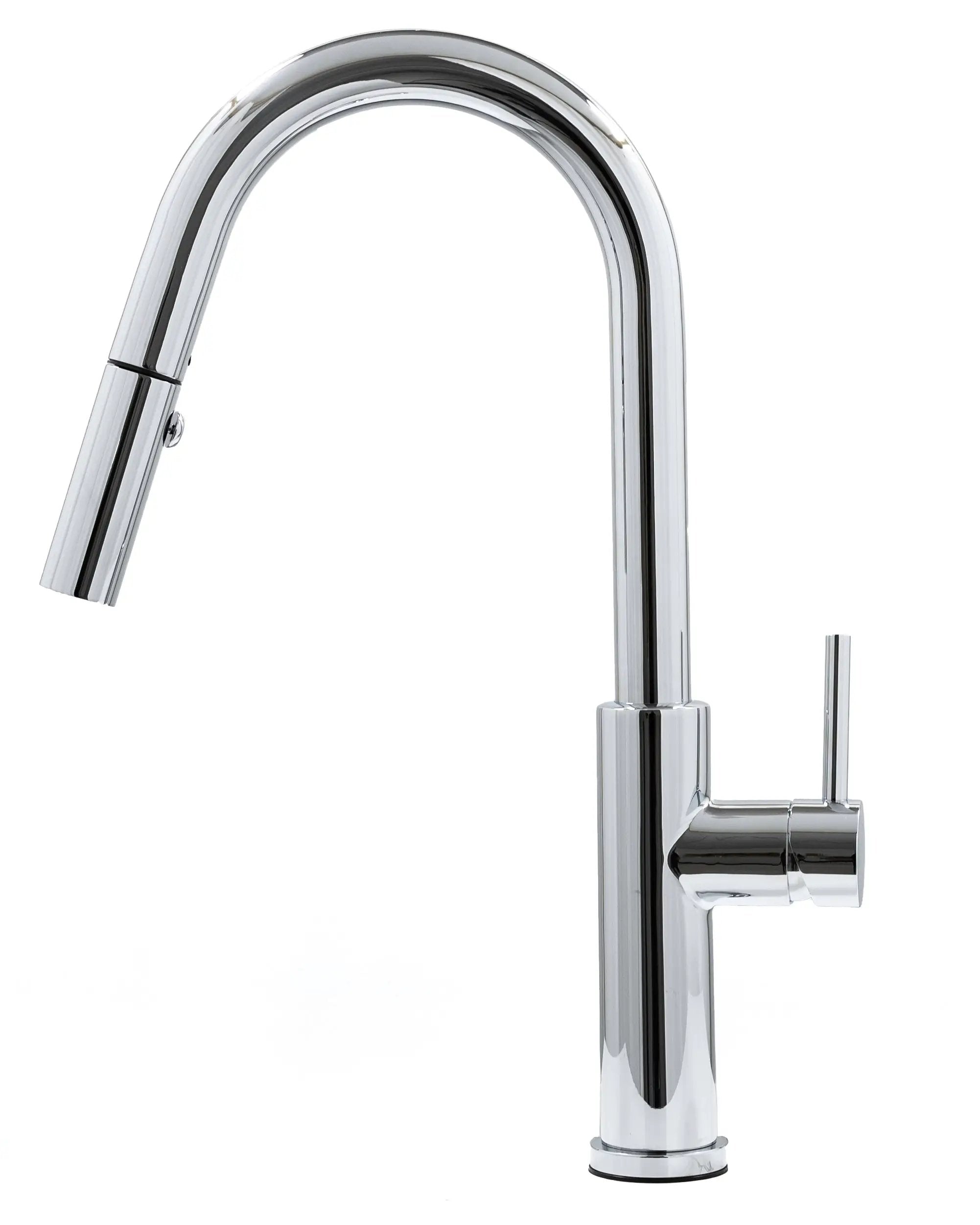 silver kitchen faucet
