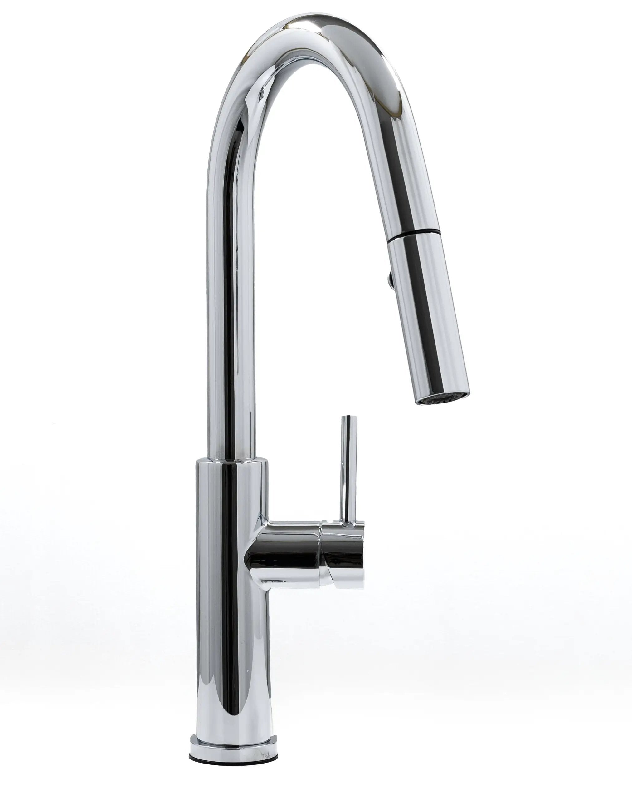 silver kitchen faucet