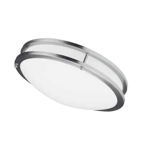 satin chrome ceiling flush