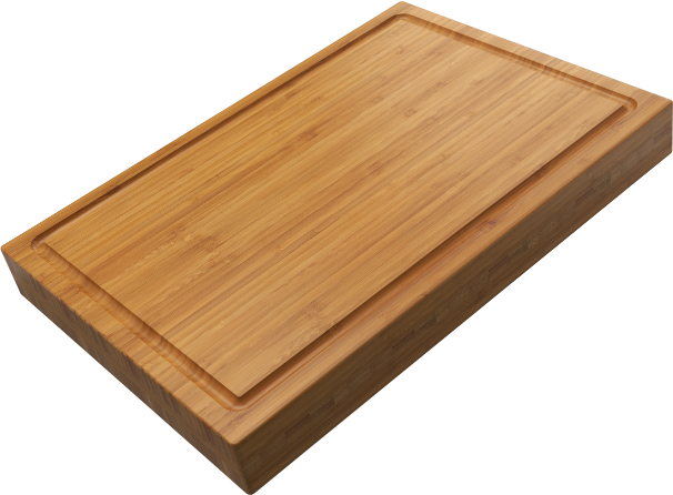 natural golden bamboo chef's block