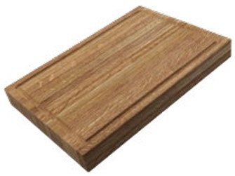 The Galley Upper Tier 2" thick Chef's Block 12-1/4" x 18" x 2" with Juice Groove on one side