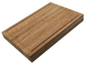 The Galley Upper Tier 2" thick Chef's Block 12-1/4" x 18" x 2" with Juice Groove on one side by The Galley