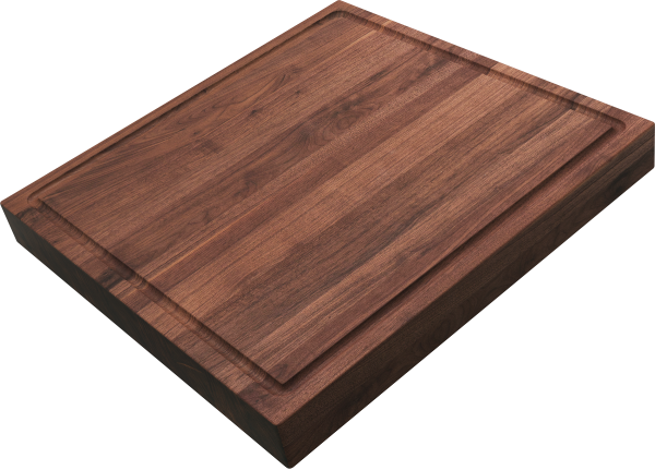 The Galley Dual Tier 2" thick Chef's Block 17" x 18" x 2" with Juice Groove