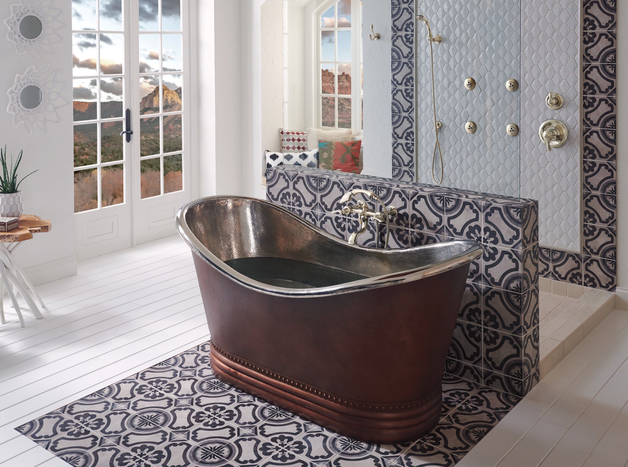 polished nickel tub filler trim kit