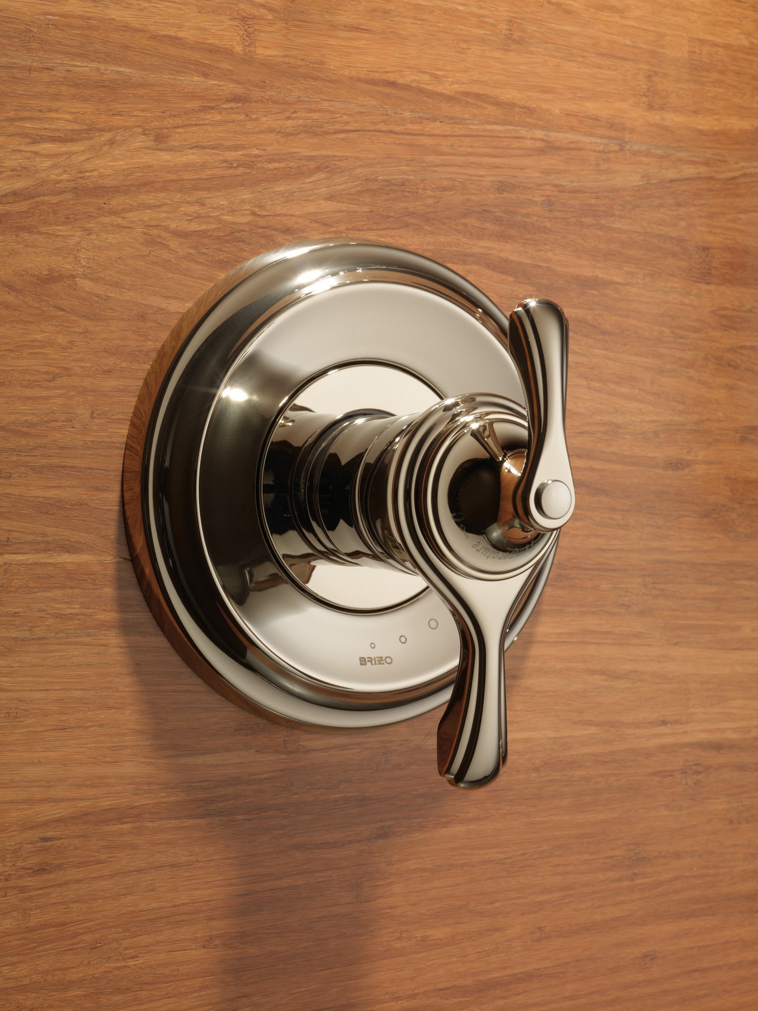 polished nickel thermostatic valve