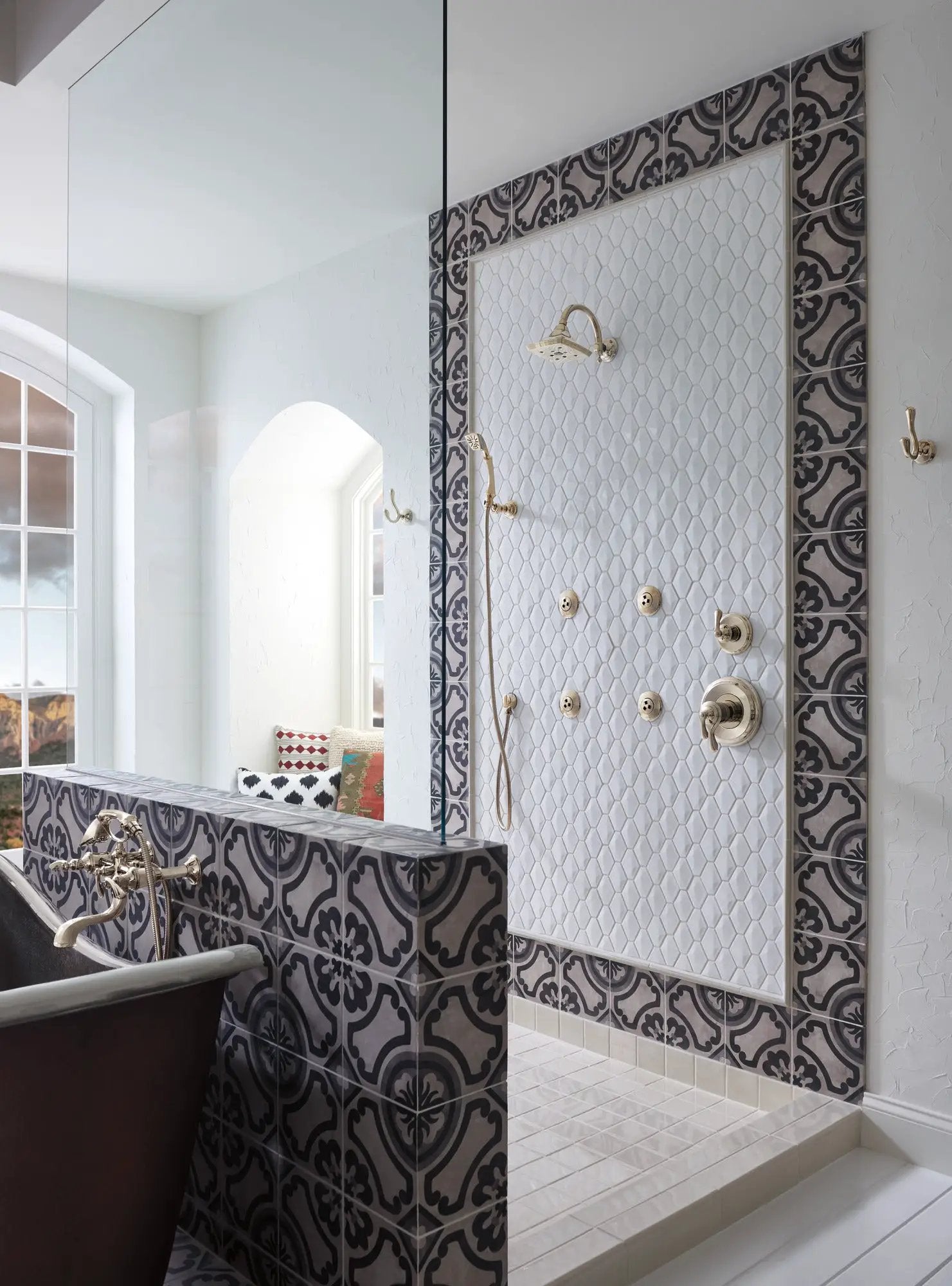 polished nickel tub filler unions