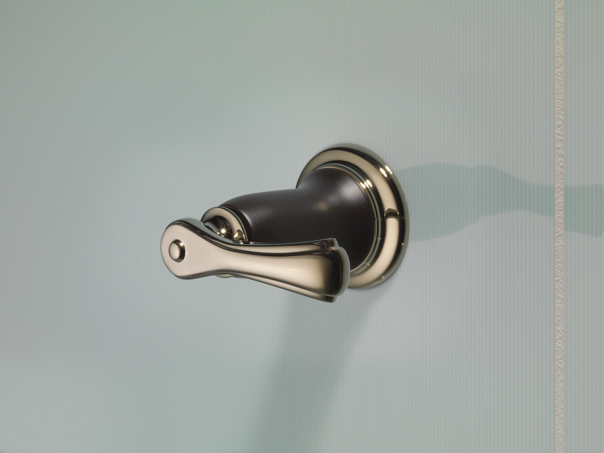 cocoa bronze / polished nickel volume control trim