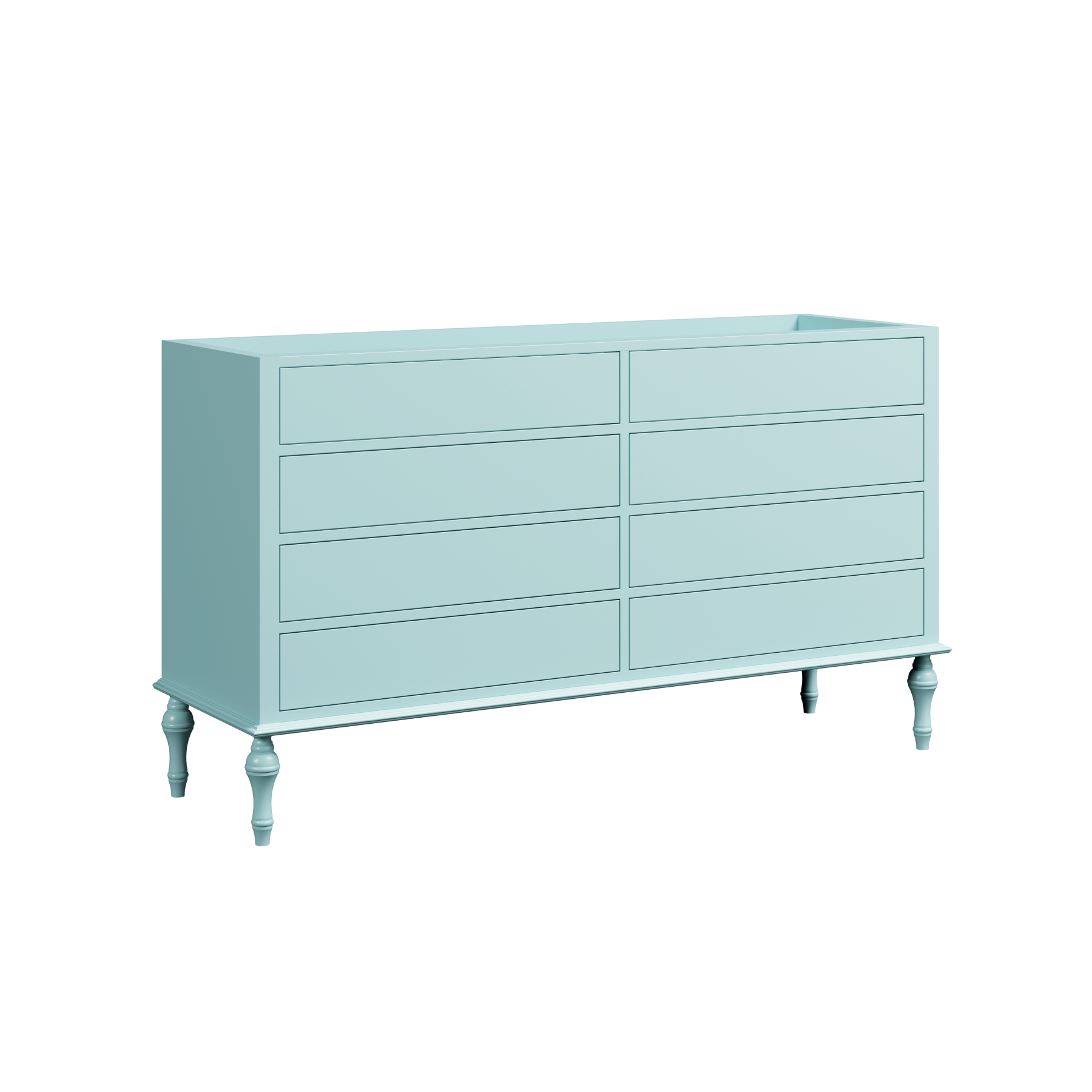 Timberline Chester 60" x 18" x 34.5" Double Vanity by Timberline