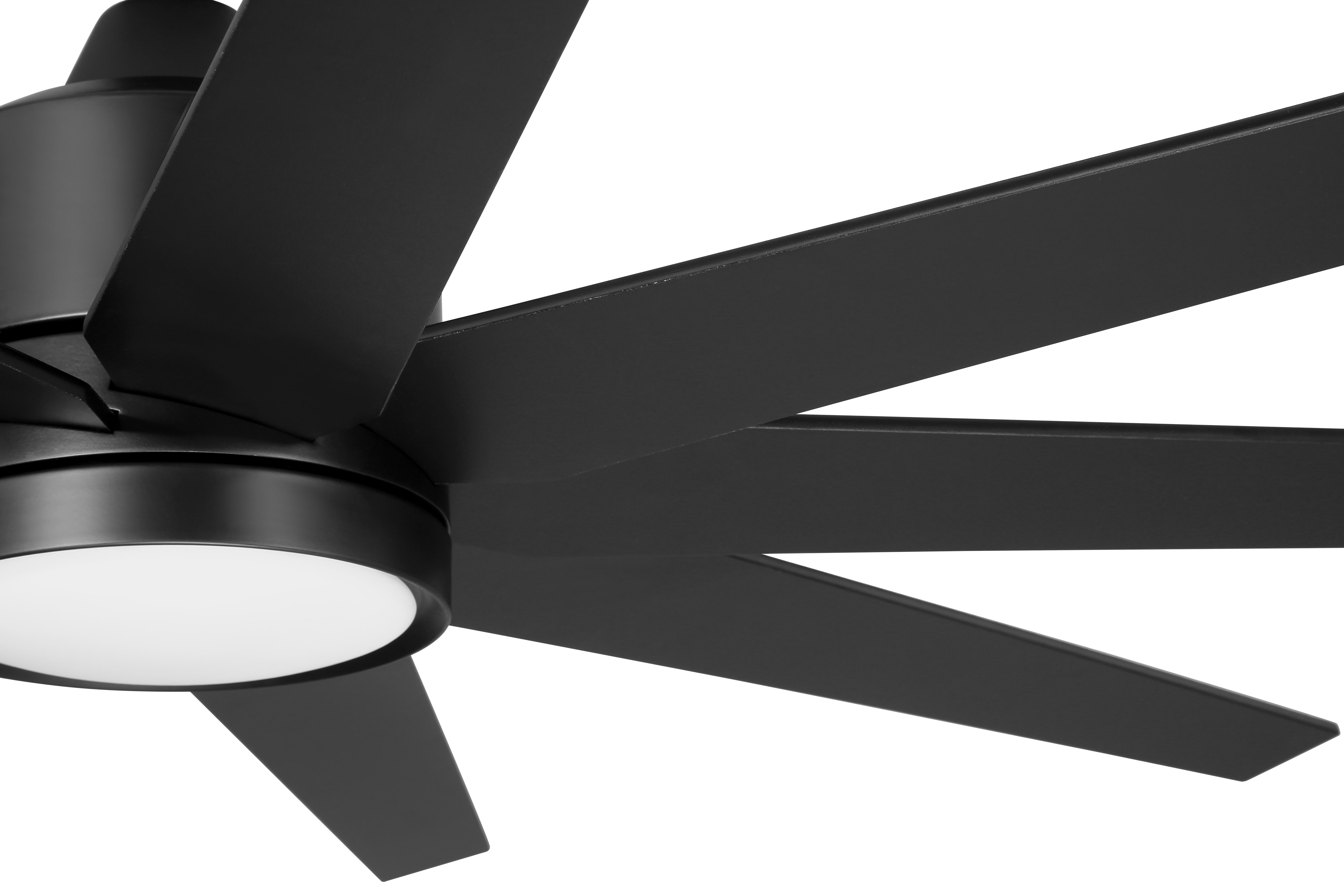 flat black ceiling fans