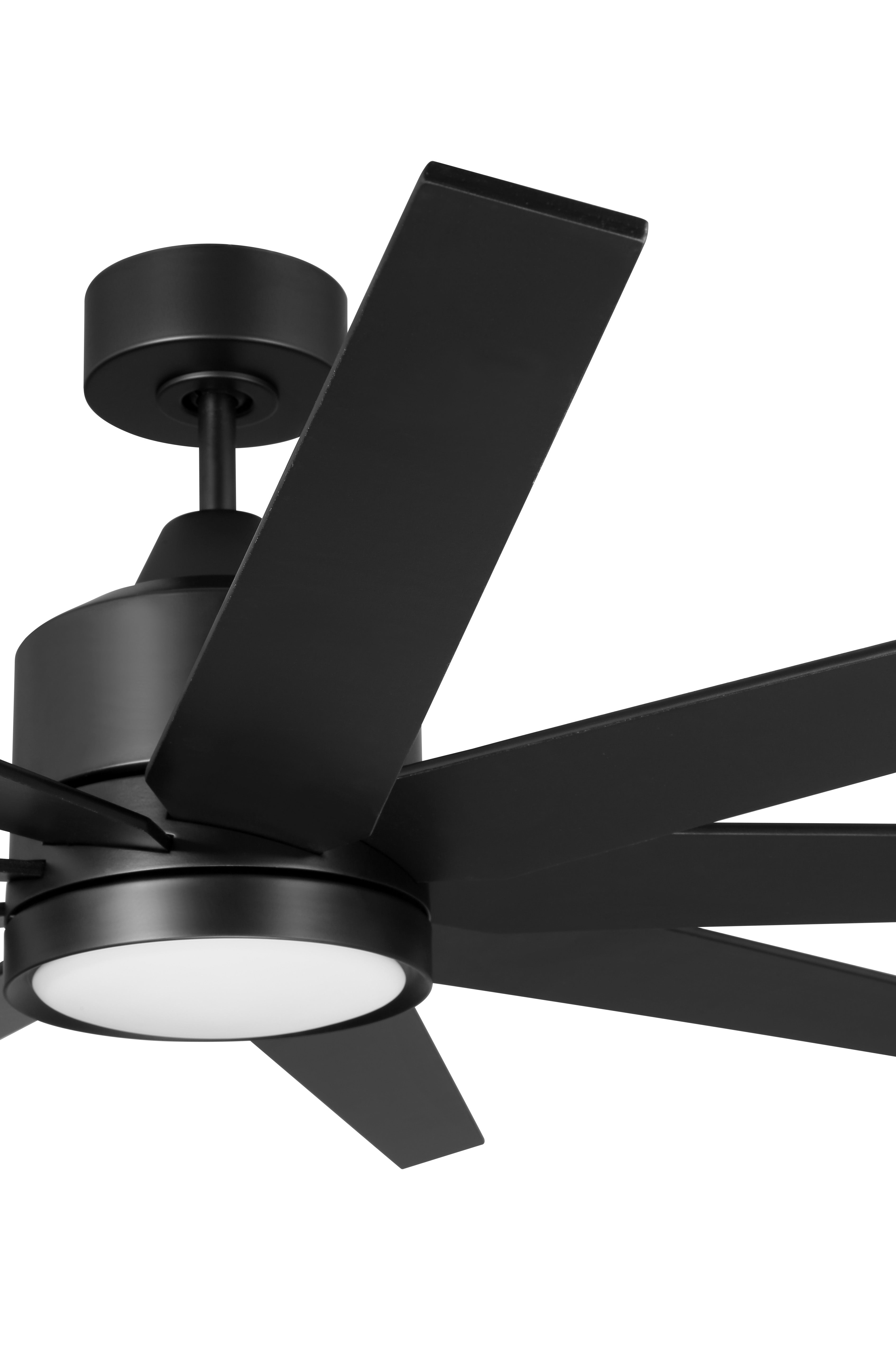 flat black ceiling fans