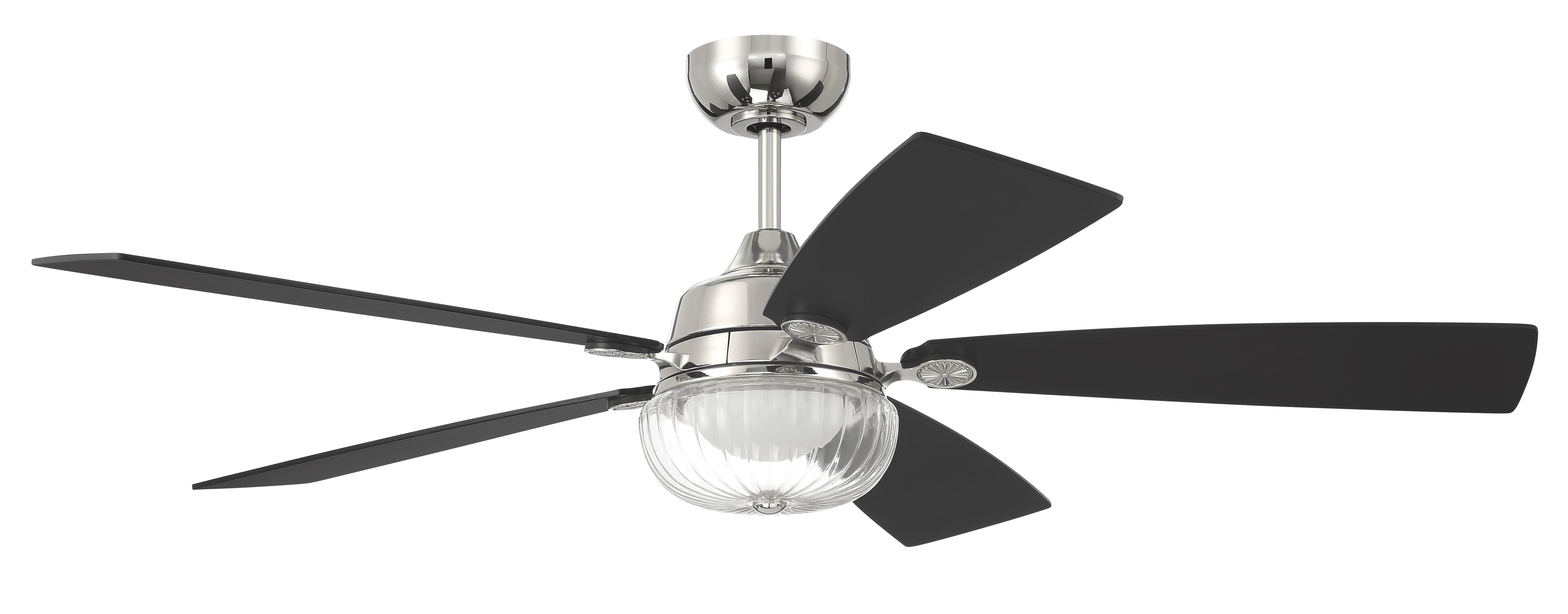 polished nickel ceiling fans