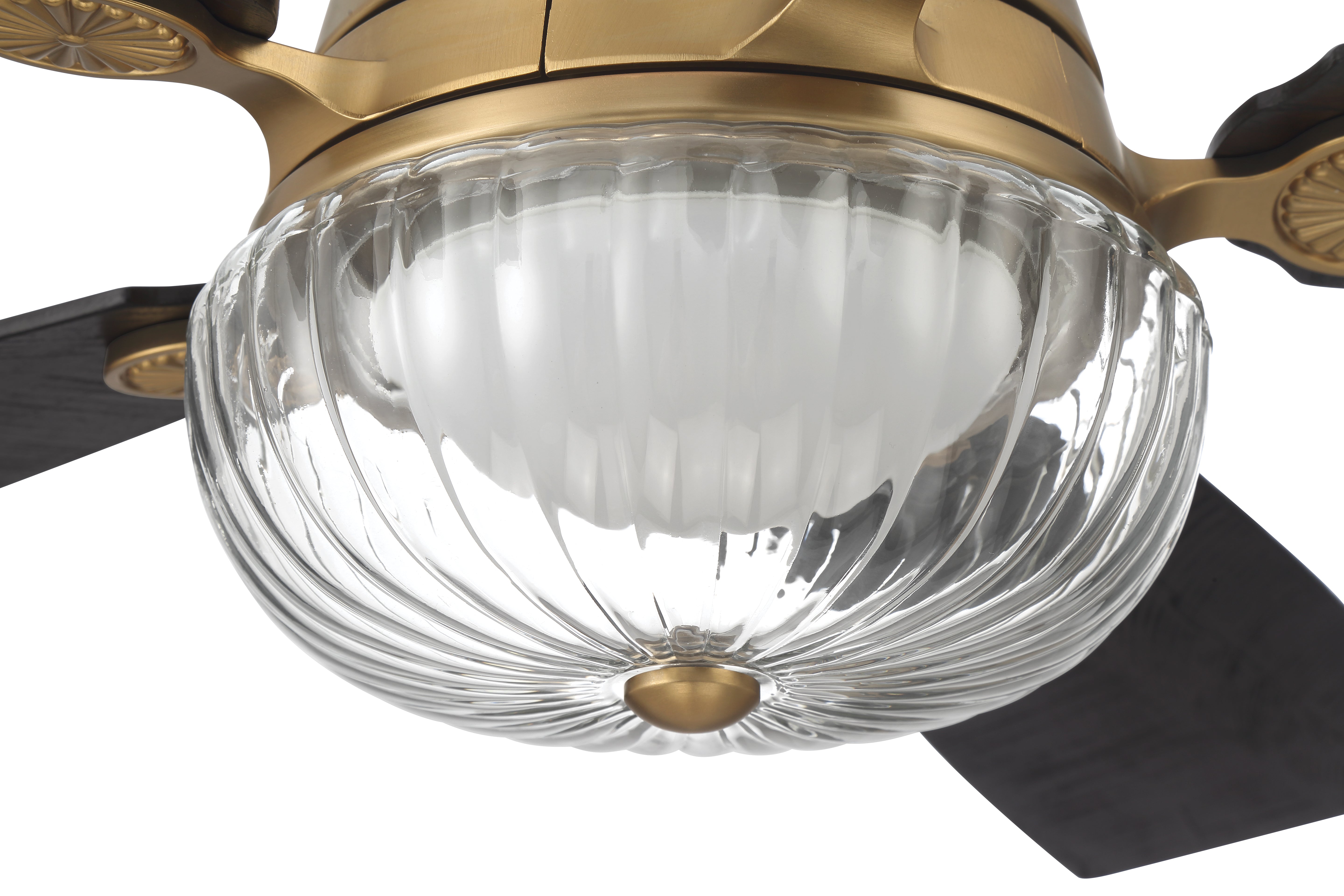 satin brass ceiling fans