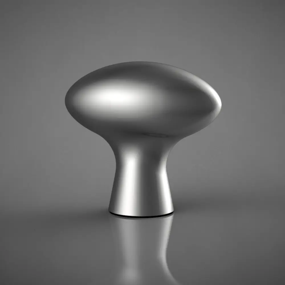 brushed nickel cabinet knob